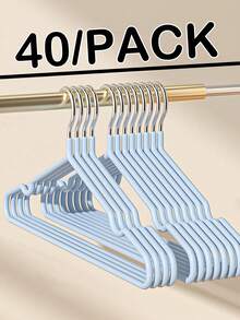 10/20/40Pcs/Set Anti Slip Dipping Adult Clothes Hanger, Dormitory Home Clothes Rack, Dry And Wet Dual-Use Anti Slip Clothes Hanger - Multicolor - View 28