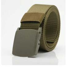 Wide Military Nylon Belt Kit With Wide Zinc Buckle And Quick Release - Army Green - View 4