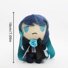 Ado Hibana 毛绒公仔动漫卡通虚拟歌手和服填充 Q 玩具可爱卧室枕头装饰生日纪念可爱礼物儿童生日圣诞礼物家居装饰收藏生日礼物 - 彩色 - 查看 12