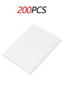 300/200/100片装一次性美甲除尘棉过滤片，可裁剪无纺布除尘过滤垫，无绒美甲擦拭巾，美甲工具 - 彩色 - 查看 10