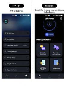 JEEP EW130 人工智能翻译 TWS 无线耳机 触控耳机 耳塞式运动耳机 可充电手机 - 均碼 - 查看 7