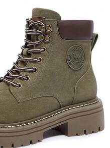 CAMEL CROWN Zapatos deportivos casuales para mujer, botas de nieve para otoño e invierno, zapatos de algodón, botas cortas, botas para trabajo al aire libre, botas amarillas, botas