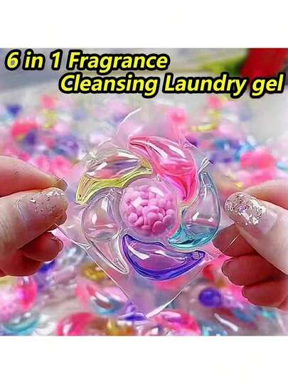 100pcs/50pcs/30pcs/5pcs 5-In-1 Laundry Powder, Laundry Liquid, Fragrance Beads, Multi-Purpose Scented Laundry Cleansing Beads, Stain Removal And Long-Lasting Fragrance, Softens And Easy To Rinse Clothes, Laundry Cleaning, Fragrance Enhancement, Long-Lasting Portable Laundry Gel Beads, Long-Lasting Fragrance, Laundry Supplies, Laundry Care, Cleaning Supplies, Household Items, Travel Hotel Laundry, Household Cleaners, Kitchen Cleaners, Floor Cleaners, Christmas Supplies