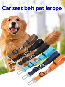 1pc Pet Car Seat Belt, Dog Retractable Leash, Pet Leash, Car Seat Belt Nylon Seat Belts Heavy Duty & Durable Car Harness For Dogs Dog Car Seat ,Dog Seatbelt,Keep Your Dog Safer! Dog Outing Dog Stuff,1pc Pet Car Seat Belt, Dog Retractable Leash, Pet Leash, Car Seat Belt Nylon Seat Belts Heavy Duty & Durable Car Harness For Dogs Dog Car Seat ,Dog Seatbelt,Keep Your Dog ! Dog Outing Dog Stuff