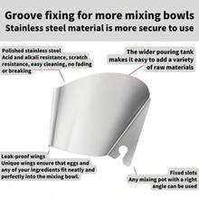 Stainless Steel Pouring Chute Attachment For KitchenAid Stand Mixers - Dishwasher Fits Tilt-Head & Bowl-Lift, Essential Baking Tool For Mess-Free Efficient Pouring - 銀色 - 查看 9