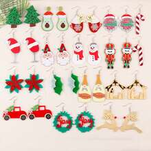 2PCS Creative Punctuation Cartoon Acrylic Flat Earrings, Whimsical Punctuation 2D Cartoon Earrings, Colorful Question Mark Exclamation Point Earrings For Men And Women Daily Wear, Holiday Party Wear, Holiday Party Gifts, Back To School Season Gifts,Halloween,Christmas,(Does Not Include Cardboard)