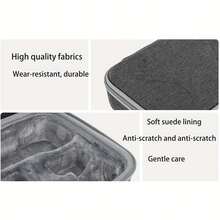 For OSMO Pocket 3 Accessories, Osmo Pocket 3 Portable Case Durable Hard Protective Bag - Safe Protection, Protect Camera Safe - Xám - Xem 9