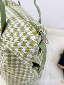 Large Capacity Lightweight Waterproof Travel Tote Bag, Can Be Expanded Or Reduced, Convenient For University Students And Tourists - Green - View 9