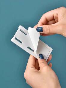 4 件套壁挂式塑料路由器支架，无需钻孔，电源板线缆管理整理器 - 彩色 - 查看 3