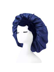 1/2pcs Luxurious Satin & Silk Bonnet For Sleeping - Adjustable Comfort Fit With Tie Band - Unisex Night Hair Protection For Men & Women Home Bathroom Decor Spring Summer Autumn Winter