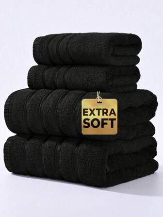 1件/2件竹纤维毛巾套装 - 轻盈柔软，超强吸水浴巾和手巾[薄款]，速干，亲肤，耐用，现代浴室配件，馈赠亲友的完美之选（40x75厘米和70x140厘米）