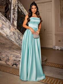 Bridesmaid Dresses - Baby Blue - View 1