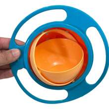 Prato  Pote Infantil  Mágico 360 Comida Não Cai