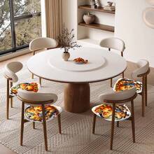 1/4/6/40pcs Halloween Themed Scarecrow And Pumpkin Printed Removable Full-Cover Stretchable Milk Fiber Fabric Chair Covers ,Restaurant Chair Covers - Square Chair Cushion Covers For Restaurant Kitchen Dining Hotel Seat Covers Removable Soft Cushion Chair Covers