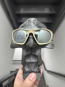 Unisex Late Rallies Sunglasses - pege com prata - Xem 1