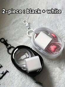 2pcs/1pc Portable Mini Clear Zipper Storage Pouch, Multi-Functional Jewelry Organizing Bag For Earphones, Power Bank, Keychains, Rings, Perfume, Unisex Travel Essential (Keychain Style Random) ,Jewellery Box,Pouch,Makeup Brush Holder,Brush Holder,Perfume Organiser,Pouch Bag,Gifts For Women,Christmas Gifts,Gift Ideas For Women - Black - View 12