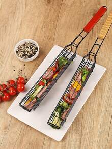 3 件不锈钢烤架坚固耐用，是户外露营和烧烤的必备品。适用于露营烧烤、户外盛宴、露台派对和团体烧烤