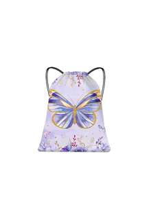 1 قطعة حقيبة سحاب بنمط فراشة جميلة، هذه الحقيبة الظهر مناسبة للاستخدام اليومي للبنات والأولاد والمراهقين، بما في ذلك الخروج والسفر والرياضة والسباحة والتنزه وغيرها من الرياضات الخارجية. مناسبة لمناسبات مختلفة مثل عيد الميلاد وعيد الشكر