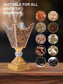 1 Peça/1 Conjunto Queimador de Incenso/Suporte de Incenso de Metal Simples e Elegante, Queimador de Incenso Quadrilátero de Metal, Design Requintado e Simples. Pode ser usado como um difusor de aromaterapia - para criar uma atmosfera elegante. Perfeito para escritórios (como peça central), espaços de ioga e locais de festa. Também ótimo como peça decorativa para decoração de casa ou acessórios de sala de estar.