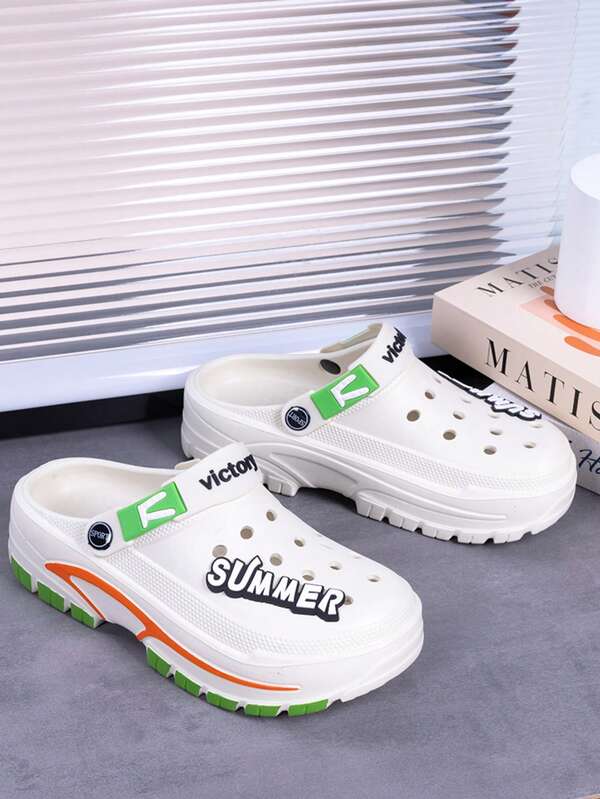 صنادل صيفية قابلة للتنفس للرجال، صنادل داخلية/خارجية كاجوال للشاطئ مانعة للانزلاق مع غطاء سميك للأصابع