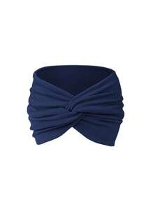 Bentițe de păr pentru femei, 4 buc, bentițe încrucișate pentru femei, culori solide, accesorii de păr versatile la modă, culori aleatorii, frumusețe și ocazii casual pentru bentițe de păr