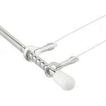 قطعة واحدة من فاصل الكيك ذو الخطين المزدوجين، قاطع تقطيع وتشريح الكيك من الفولاذ المقاوم للصدأ، أداة مساعدة لتقطيع الخبز، أداة خبز، ملحق مطبخ، أداة مطبخ صغيرة