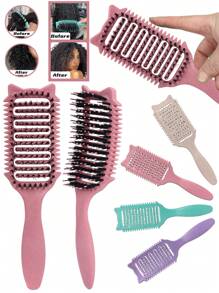 2026款猪鬃卷发梳，美发造型梳，卷发梳，卷发造型梳，女士卷发造型梳