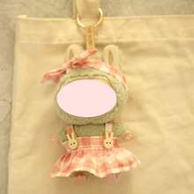 仅含一件连衣裙，不含娃娃，粉色格子裙套装，适合17厘米娃娃。 - 彩色 - 查看 8