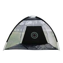 Golf Net Golf Practice Net Golf Practice Hitting Training Aids For Backyard Indoor & Outdoor - 黑色 - 查看 2