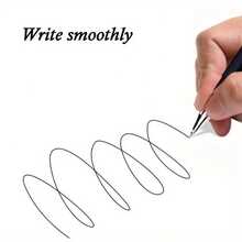 0.5 Mm Black Gel Pen For Office And Study, Business Pen, Graded Ink Ball Pen, Smooth Writing, Office And Exam Ball Pen, Executive Gel Pen Set - màu đen - Xem 6