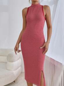 Women Long Dresses - 紅色 - 查看 1