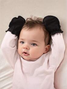 6pcs/Set Assorted Floral Pattern Newborn Baby Anti-Scratch Mittens, All-Season Essential Baby Care Items - Multicolor-boys - View 4