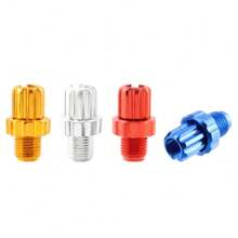 2 piezas Tornillos de ajuste de la palanca de freno de bicicleta con tuercas de palanca de freno entrelazadas M10, tornillos de ajuste de la palanca de freno de bicicleta de montaña, material de aleación de aluminio - El mejor regalo para entusiastas del ciclismo