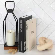 2 peças/Conjunto Livros Falsos de Papel para Decoração Doméstica, Livros Decorativos Estéticos - Livros de Mesa de Centro - Livros Decorativos Artificiais para Decoração - Decoração de Mesa de Cabeceira - Decoração de Estante de Livros