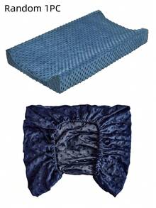 1pc Baby Changing Pad Cover, Super Soft Plush Fabric, Removable And Washable, Suitable For Spring/Summer - Multicolor - View 12