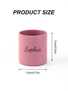 1pc Personalized Customization Name Baby Silicone Cup Solid Color Baby Tableware Portable Children Custom Water Bottles Winter Eve Gifts Back To School Winter Gift Ideas Boy Girl Valentine's Day Multi-Functional,Ornamental,Letter Exquisite,Stylish,Baby Fashion,Soft Squishy,Colorful,Cute Kawaii Adorable Unique,Customized Treasurefinds,Baby Gifts,Cutebaby For Children's Day,Multi-Functional,Ornamental,Letter,Stylish,Modern,Colorful,Cute,Adorable,Casual,Custom,Personalised,Unique,Customized,Ideal Gifts For Him,Ideal Gifts For Her,Halloween Edit,Back To School Fashion,Christmas Gift - Multicolor - View 9