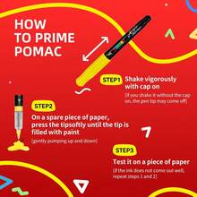 Summer Must-Have,2025 Best SellerAcrylic Paint Markers Pens 12 Assorted Colors, Water-Based Paint Markers Brush Tip, No-Bleed Liquid Acrylic Marker Pens Waterproof For Fabric, Canvas, Rock, Glass, Wood, DIY Crafts, Art Supplies - 48 colors - 查看 7