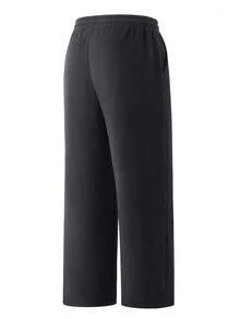 1 pezzo Pantaloni termici da uomo, pantaloni da casa con isolamento termico, pantaloni casual con vita elastica