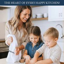 Juego de Paños de Cocina 100% Algodón, Superabsorbentes, 6 Piezas - Raya gris - Ver 8