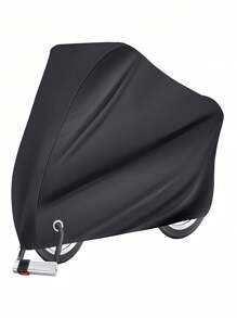 1 件牛津布防水防尘雨罩，适用于电动自行车摩托车自行车 - 重型 EVA，适用于电动自行车和自行车、摩托车、防紫外线和霜冻、可调节、带安全扣、白色和黑色自行车设计、无自行车储物袋、防水自行车罩适用于家庭自行车、摩托车和电动自行车防尘防雨以及户外骑行防晒防雨 - 彩色 - 查看 6