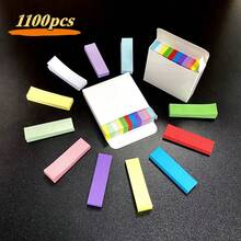 11pcs 1100 Sheets Mixed Color Sticky Note, Creative Easy To Post Sticky Note For Office, School Student,Tearable Sticky Sticky Note Paper For Students To Take Notes With Multifunctional Index Stickers,For School Supplies,Back To School - Multicolor - View 2