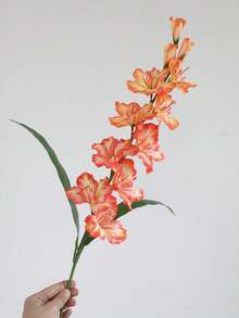 1pc New Calla Lily Artificial Flower, Vintage Silk Flower Decor For Dining Table, Living Room, Indoor - Multicolor - View 15