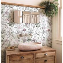 17.7"X118" Floral Peel And Stick Wallpaper Boho Floral And Leaf Contact Paper For Cabinets Decorative Wallpaper Flower Modern DIY Self Adhesive Removable Wall Paper Covering Bedroom Wall Vinyl - 17,7" x 118,1" + C-Xanh lá cây - Xem 2