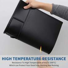 Htm-203 - Alfombrilla magnética para reparación de trabajo, resistente al calor, gran silicona para soldar y extender el área de trabajo para soldadura, electrónica, reparación de ordenadores, etc - HTM-203 - Ver 4