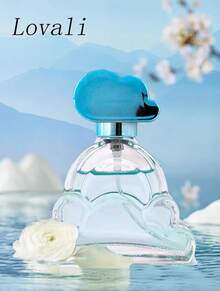 CREAM CLOUD LOVALI Perfume "Nube" en color azul - 30 ml/botella - Estilo dulce, con notas afrutadas - Diseño único, fragancia duradera, ideal para uso diario. Formato portátil, perfecto para llevar en viajes o salidas, y como pequeño regalo para días festivos. - Azul - Ver 4