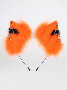 1PC Cute Sexy Fox Ear Theme Party Headpiece, Metallic Vibe Stage Cosplay Headdress, Cat Decorative Hairband Halloween - Băng đô - Xem 14