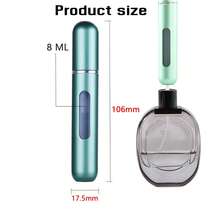1 件 8ml 可再填充香水瓶，便携式迷你喷雾瓶，适合旅行和外出、客厅、卧室、浴室家居装饰、旅行用品、婚礼、派对、生日、送给男士、妈妈、爸爸、朋友的礼物 - 彩色 - 查看 4