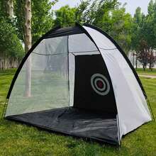 Golf Net Golf Practice Net Golf Practice Hitting Training Aids For Backyard Indoor & Outdoor - 黑色 - 查看 7