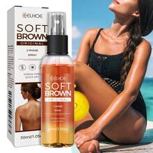 Spray bronceador sin sol marrón suave, marrón medio suave, apto para el cuidado diario de la piel, baja sensibilidad. - 1 pieza - Ver 10