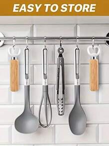 12/6/2/1 Piece Wooden Handle Bottle Opener - Solid Wood Design, Ergonomic Grip, Easy To Open Bottle, Suitable For Home Kitchen And Bar Party Use, Kitchen Bottle Opener | Natural Wood Surface Treatment | Durable Wooden Handle, Beer Bottle Opener, Halloween And Christmas Party Supplies